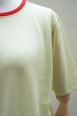 画像3:  AURALEE　 HARD TWIST HIGH GAUGE WOOL SILK KNIT TEE　 col. LIME YELLOW (3)