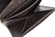 画像8: m.a+　 EXTRA LARGE WALLET　 W11-VAP1.0　 col.COW LEATHER MUD (8)