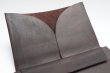 画像3: m.a+　 EXTRA LARGE WALLET　 W11-VAP1.0　 col.COW LEATHER AUBERGINE (3)