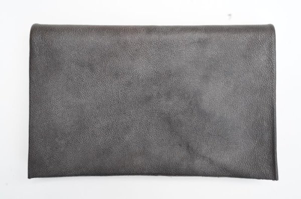 画像1: m.a+　 EXTRA LARGE WALLET　 W11-CAO1.0　 col.CAMEL LEATHER COAL