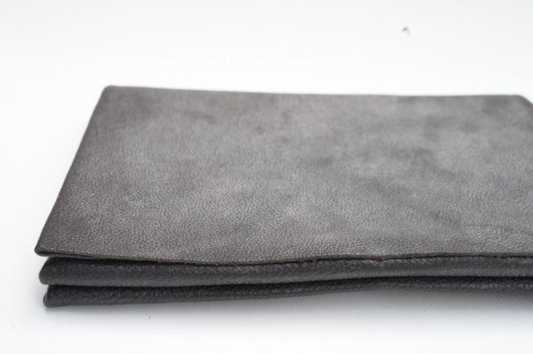 画像2: m.a+　 EXTRA LARGE WALLET　 W11-CAO1.0　 col.CAMEL LEATHER COAL