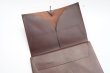 画像5: m.a+　 EXTRA LARGE WALLET　 W11/H-VARE0.7　 col.COW LEATHER BROWN (5)