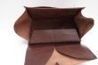 画像8: m.a+　 EXTRA LARGE WALLET　 W11/H-VARE0.7　 col.COW LEATHER BROWN (8)