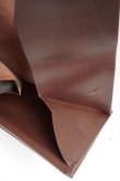 画像11: m.a+　 EXTRA LARGE WALLET　 W11/H-VARE0.7　 col.COW LEATHER BROWN (11)