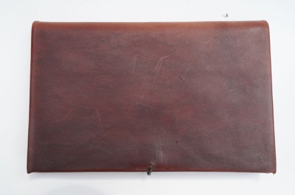 画像1: m.a+　 EXTRA LARGE WALLET　 W11/H-VA1.0　 col.COW LEATHER WINE (1)