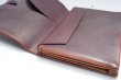 画像6: m.a+　 EXTRA LARGE WALLET　 W11/H-VA1.0　 col.COW LEATHER WINE (6)