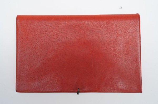 画像1: m.a+　 EXTRA LARGE WALLET　 W11/H-MAVA1.0　 col.PIG LEATHER HIGH RISK RED