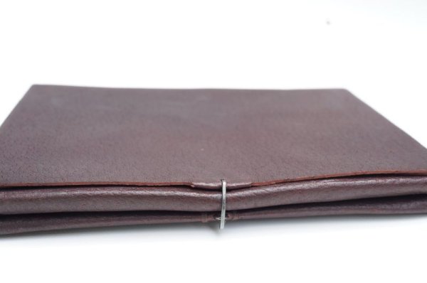 画像2: m.a+　 EXTRA LARGE WALLET　 W11/H-MA1.0　 col.PIG LEATHER WINE