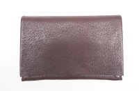 m.a+　 LARGE  WALLET　 W9-MA1.0　 col. PIG LEATHER WINE