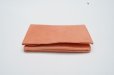 画像2: m.a+　<br />SMALL  WALLET　<br />W7-KAO1.2　<br />col. KANGEROO LEATHER TIGERLILY RED (2)