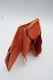 画像6: m.a+　 SMALL  WALLET　 W7-KAO1.2　 col. KANGEROO LEATHER TIGERLILY RED (6)