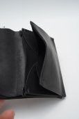 画像3: m.a+　<br />SMALL  WALLET　<br />W7-VA1.0　<br />col. COW LEATHER BLACK (3)