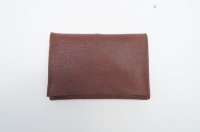 m.a+　 SMALL  WALLET　 W7-MA.R1.0　 col. REVERSE PIG LEATHER WINE
