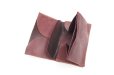 画像6: m.a+　 SMALL  WALLET　 W7-MA.R1.0　 col. REVERSE PIG LEATHER WINE