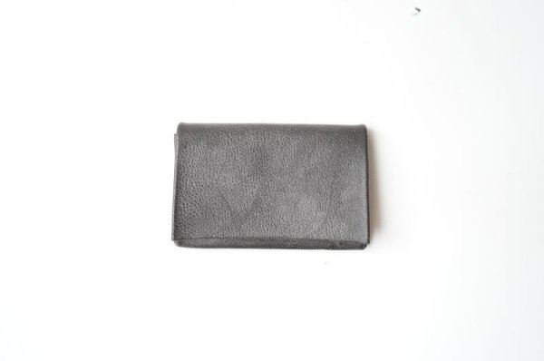 画像1: m.a+　 CARD  WALLET　 W5-CAO1.0　 col. CAMEL LEATHER COAL