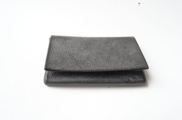 画像2: m.a+　 CARD  WALLET　 W5-CAO1.0　 col. CAMEL LEATHER COAL