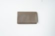 画像1: m.a+　 CARD  WALLET　 W5-VAO1.0　 col. COW LEATHER GREY (1)