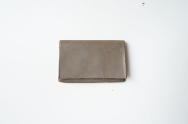 画像1: m.a+　 CARD  WALLET　 W5-VAO1.0　 col. COW LEATHER GREY