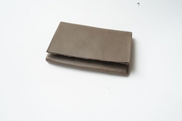 画像2: m.a+　 CARD  WALLET　 W5-VAO1.0　 col. COW LEATHER GREY