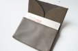 画像3: m.a+　<br />CARD  WALLET　<br />W5-VAO1.0　<br />col. COW LEATHER GREY (3)