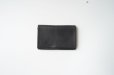 画像1: m.a+　<br />CARD  WALLET　<br />W5-VA1.0　<br />col. COW LEATHER BLACK (1)