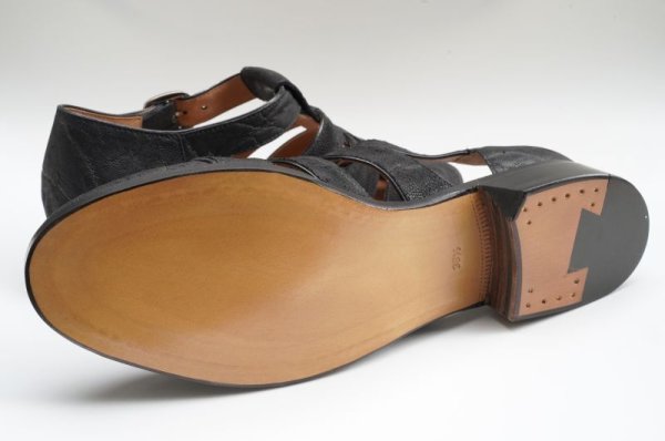 画像6: F.lli Giacometti (レディース)　 エレファントグルカサンダル　 col.NERO