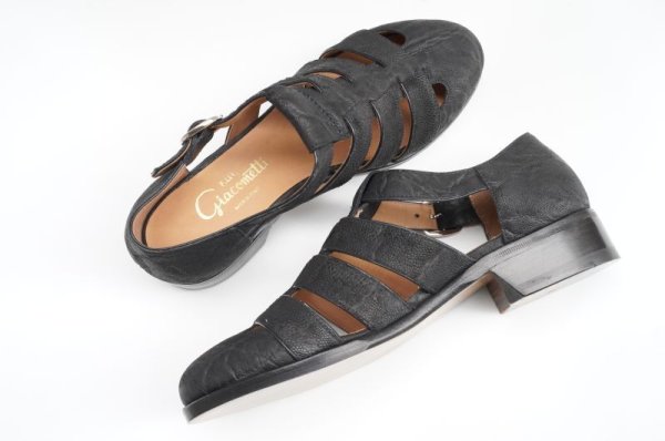 画像7: F.lli Giacometti (レディース)　 エレファントグルカサンダル　 col.NERO