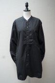 画像2: Sans limite　<br />２本針スタンドカラー　WASHED　<br />col.BLACK (2)