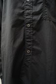 画像3: Sans limite　<br />２本針スタンドカラー　WASHED　<br />col.BLACK (3)