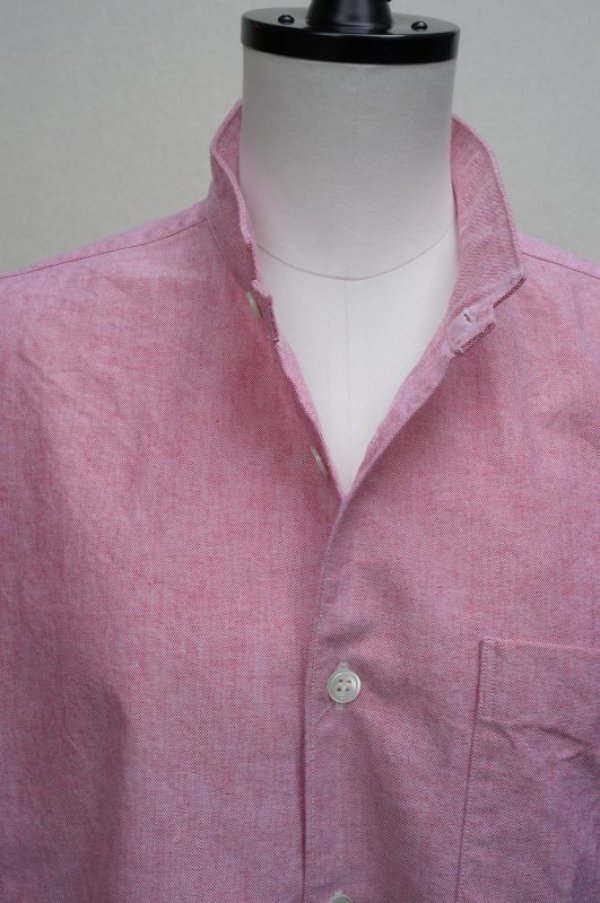 画像1: Sans limite　 Mao Collar Oxford　 col. RED