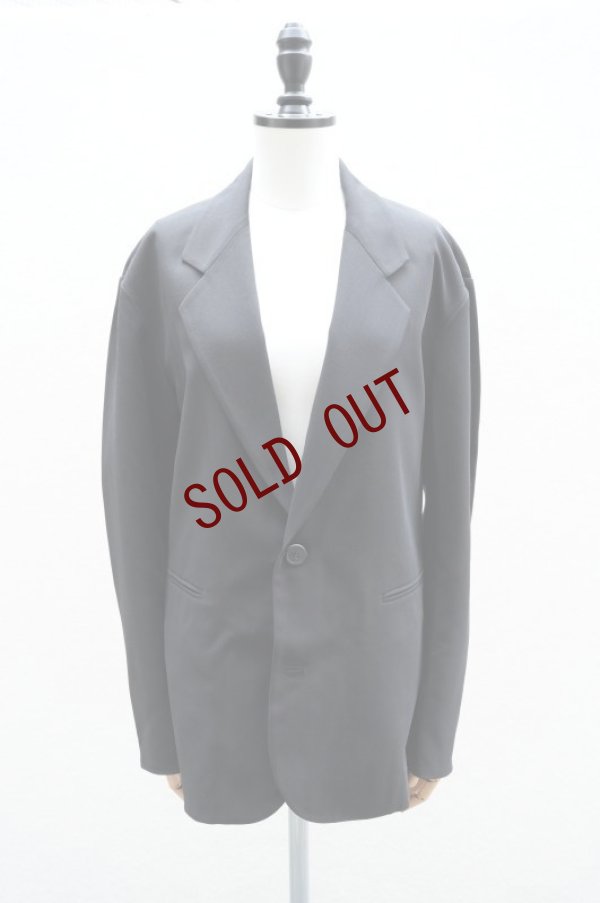 画像1: Cristaseya　 09WN-WO-BK　 OVERSIZED BLAZER WITH PLEATS　 col.BLACK