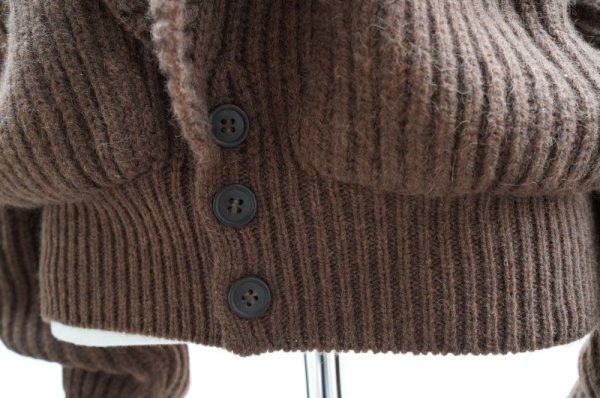 画像11: Cristaseya　 18SH-CA-BR　 CAMEL OVERSIZED CARDIGAN　 col.BROWN