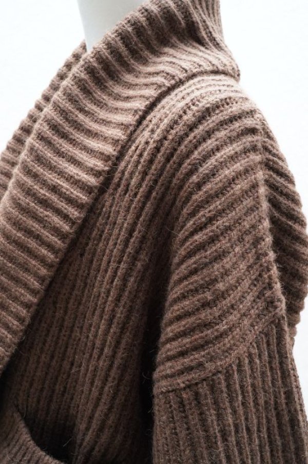 画像8: Cristaseya　 18SH-CA-BR　 CAMEL OVERSIZED CARDIGAN　 col.BROWN