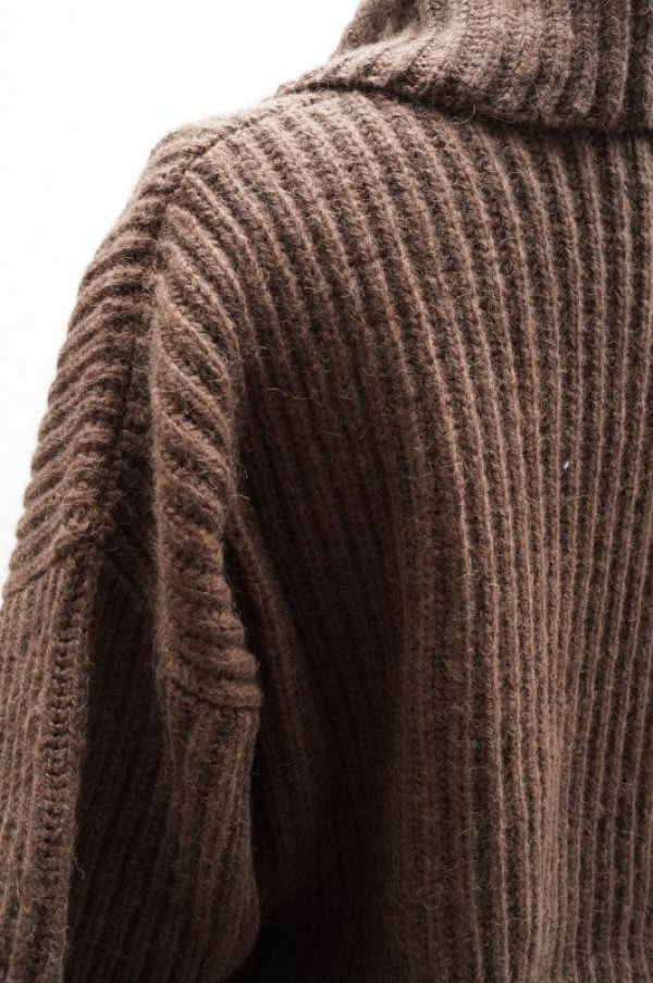 画像10: Cristaseya　 18SH-CA-BR　 CAMEL OVERSIZED CARDIGAN　 col.BROWN