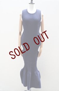 CFCL　 FLUTED  SLEEVELESS DRESS　 col.NAVY
