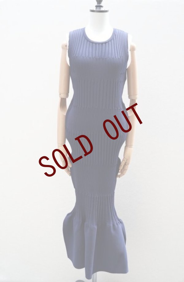 画像1: CFCL　 FLUTED  SLEEVELESS DRESS　 col.NAVY (1)