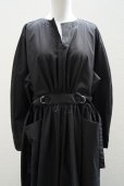 画像1: TENNE HANDCRAFTED MODERN　<br />NEW WAIST SHIRRING DRESS　<br />col. BLACK (1)
