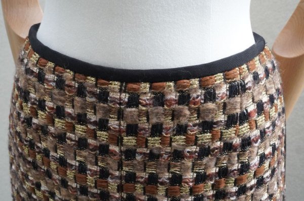 画像3: BOWTE　 FRANCE BLOCK TWEED SKIRT　 col.BLOCK CHECK
