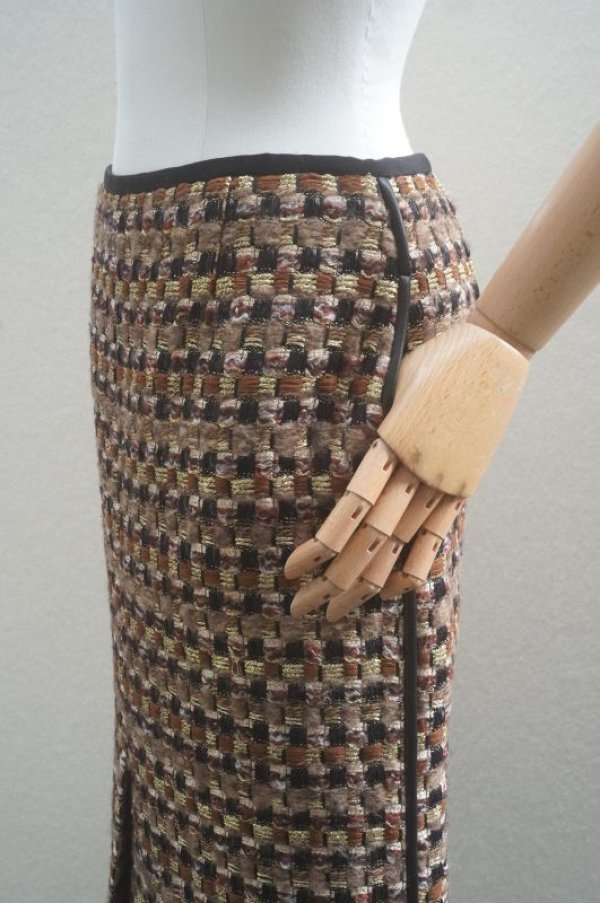 画像5: BOWTE　 FRANCE BLOCK TWEED SKIRT　 col.BLOCK CHECK