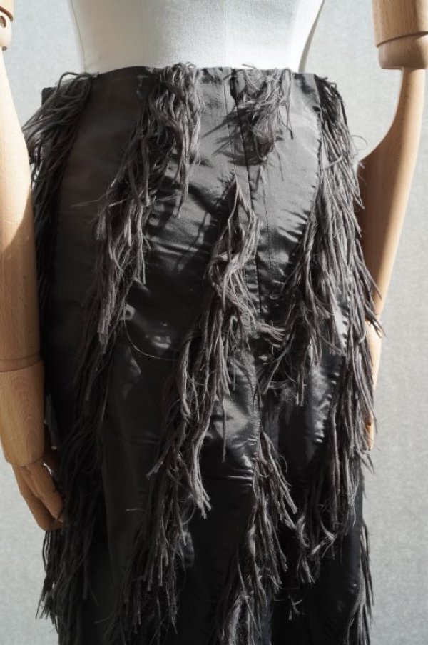 画像6: BOWTE　 FRINGE JAQUARD BIAS SKIRT　 col.DASTY GREY