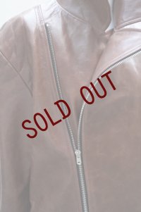 BOWTE　 LAMB LEATHER OVER RIDERS BLOUSON　 col.BROWN