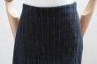 画像3: toogood　 THE PRINTER CULOTTE FELTED CRUMPLED PINSTRIPE SKIRT　 col.FLINT (3)