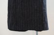 画像4: toogood　 THE PRINTER CULOTTE FELTED CRUMPLED PINSTRIPE SKIRT　 col.FLINT (4)