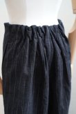 画像9: toogood　 THE PRINTER CULOTTE FELTED CRUMPLED PINSTRIPE SKIRT　 col.FLINT (9)