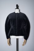 画像2: TENNE HANDCRAFTED MODERN　 VELVET PADDED JACKET　 col.NAVY (2)