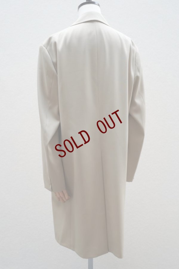 画像3: TENNE HANDCRAFTED MODERN  NO COLLAR KNIT JACKET  col.BEIGE