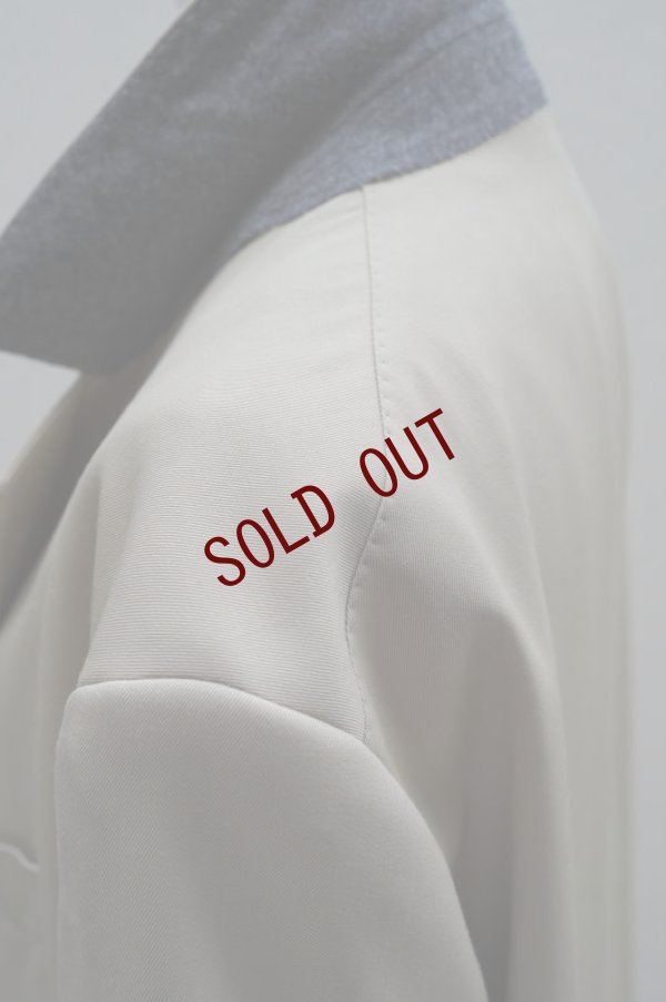 画像5: TENNE HANDCRAFTED MODERN  NO COLLAR KNIT JACKET  col.BEIGE