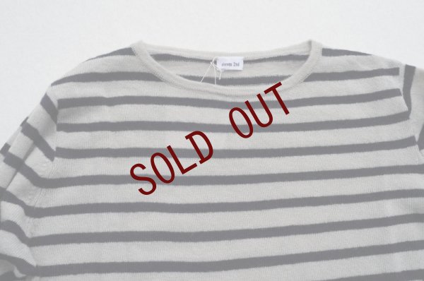 画像9: eleven 2nd   Boat Neck Border  col.Oyster