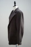 画像5:  AURALEE　 BRUSHED SURI ALPACA MOHAIR JAQUARD JACKET　 col.DARK BROWN (5)