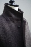 画像9:  AURALEE　 BRUSHED SURI ALPACA MOHAIR JAQUARD JACKET　 col.DARK BROWN (9)